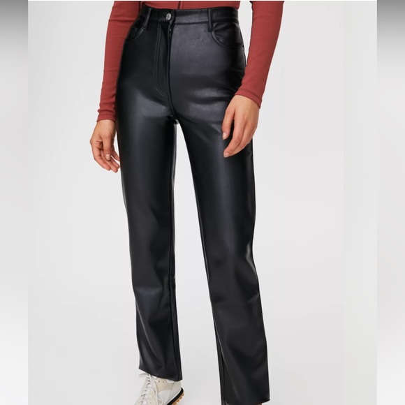 Aritzia Pants - ARITZIA BLACK WILFRED MELINA PANT size zero